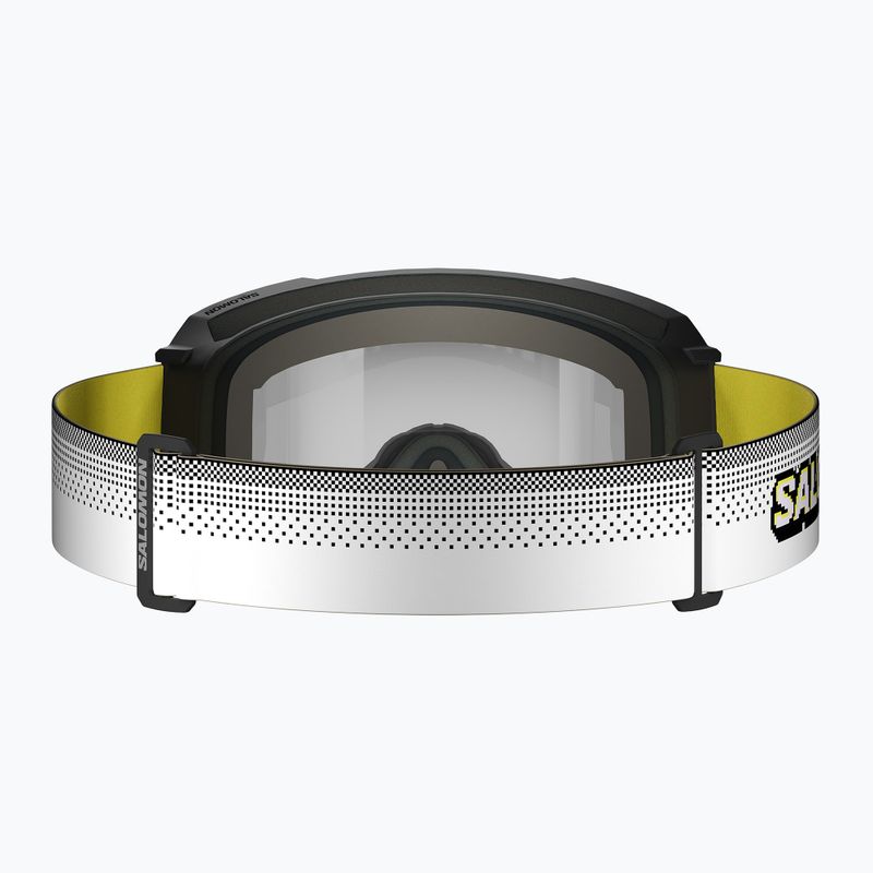 Maschera da sci Salomon S/View 3 black pixels/ml super white 2