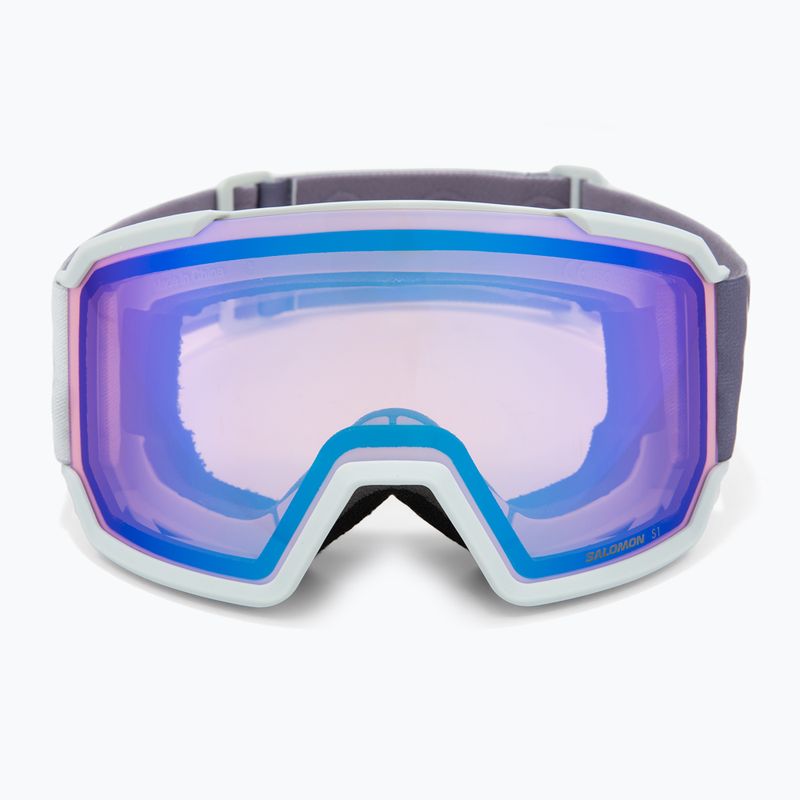 Maschera da sci Salomon S/View 3 ice flow/ml light blue 2