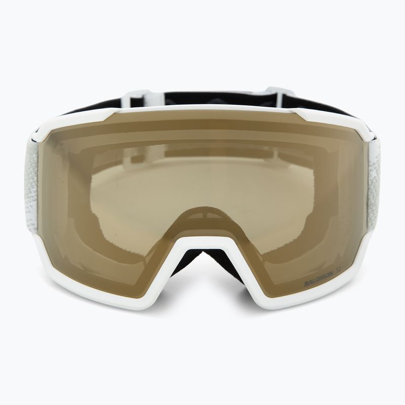 Maschera da sci Salomon S/View 3 Access white/flash gold 2