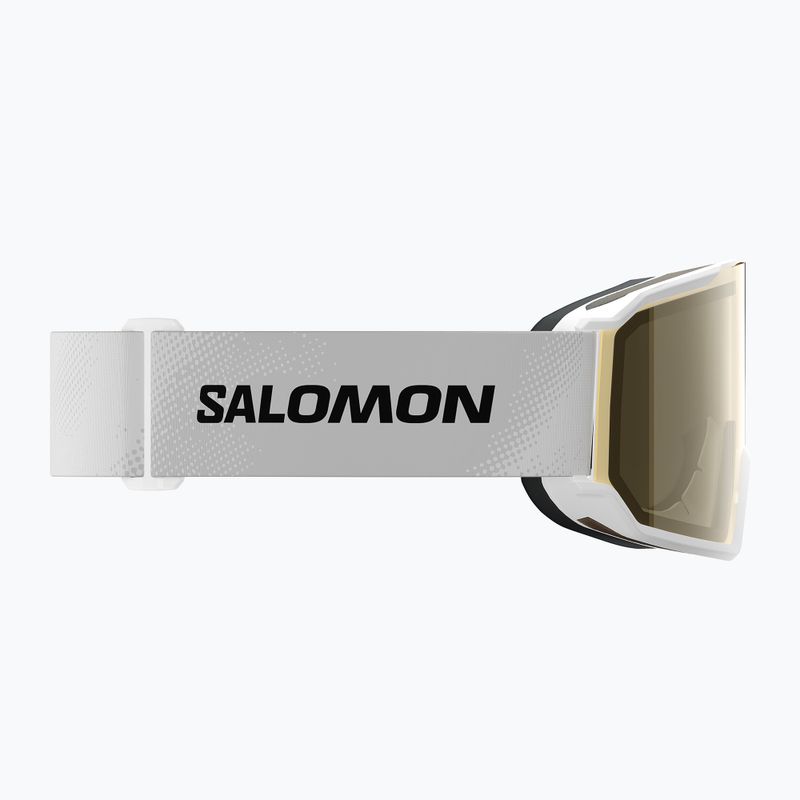 Maschera da sci Salomon S/View 3 Access white/flash gold 3