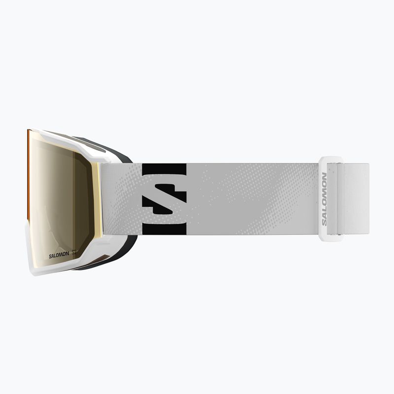 Maschera da sci Salomon S/View 3 Access white/flash gold 4