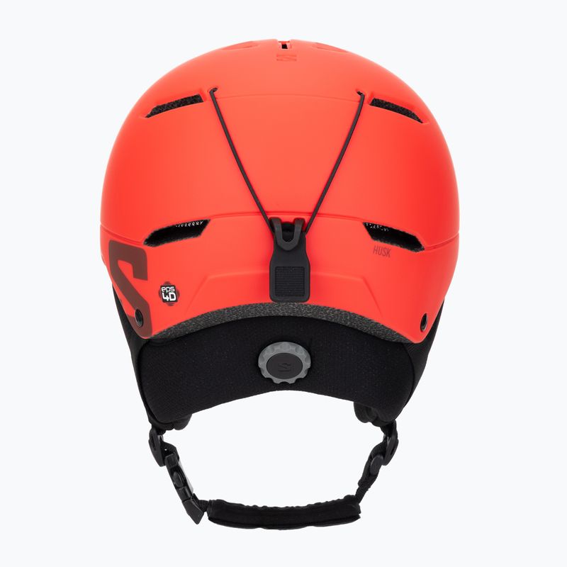 Casco da sci per bambini Salomon Husk Jr cherry tomato 4