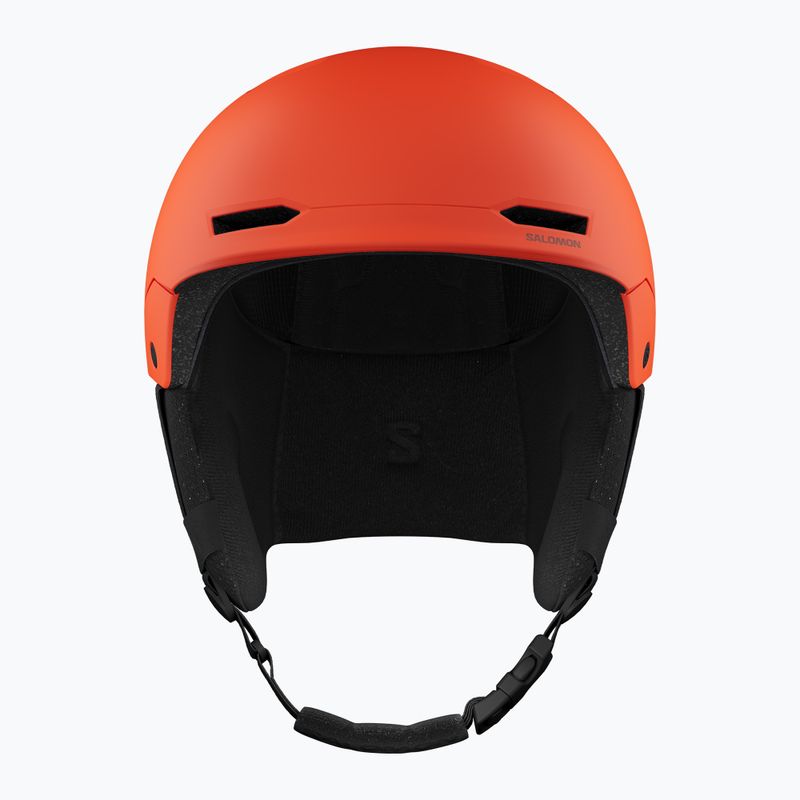 Casco da sci per bambini Salomon Husk Jr cherry tomato 3
