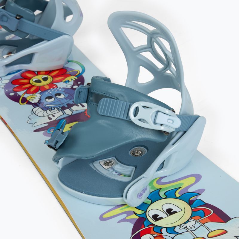 Snowboard per bambini Salomon Team Package Jr + attacchi Goodtime XXS 7