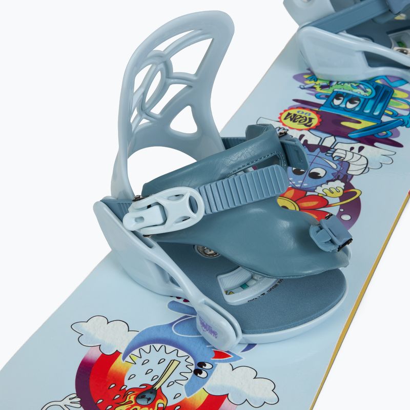 Snowboard per bambini Salomon Team Package Jr + attacchi Goodtime XXS 9