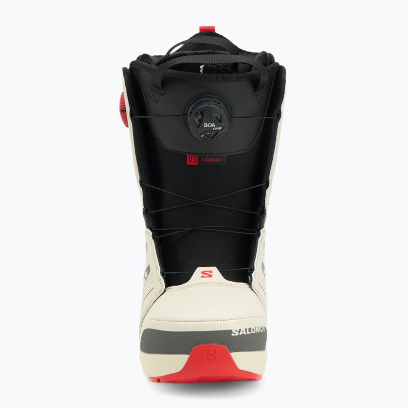 Scarponi da snowboard uomo Salomon Launch Boa SJ Boa almond milk/castle rock/black 3