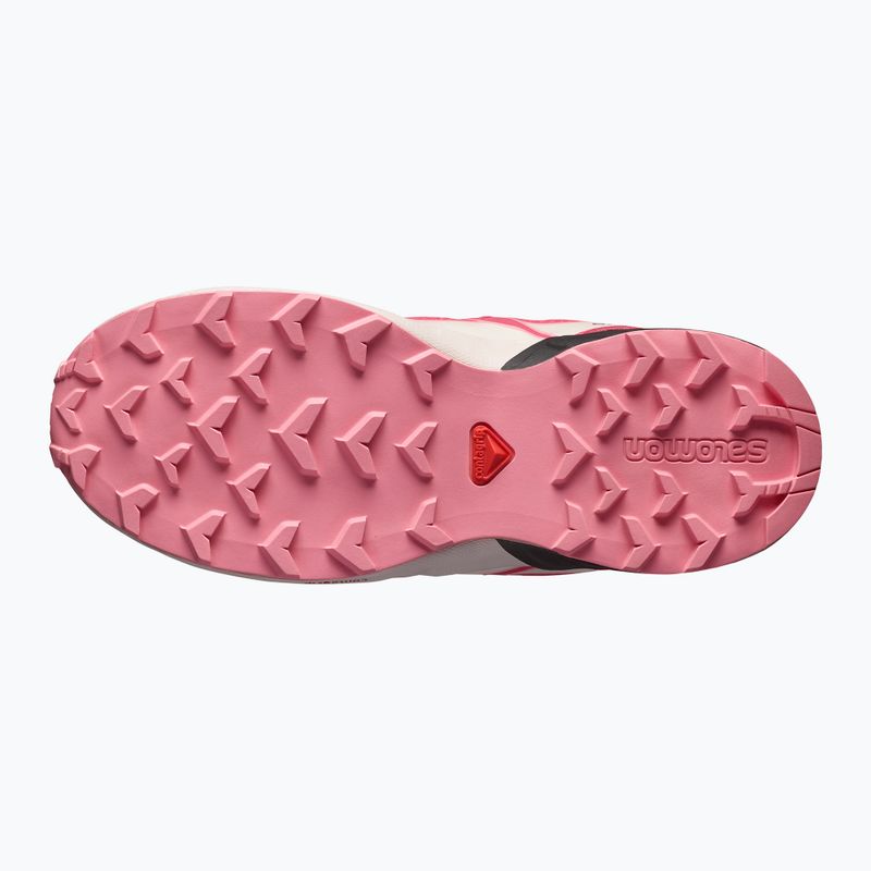 Scarpe da corsa per bambini Salomon Speedcross Waterproof grisaille/hushed violet/rouge red 11