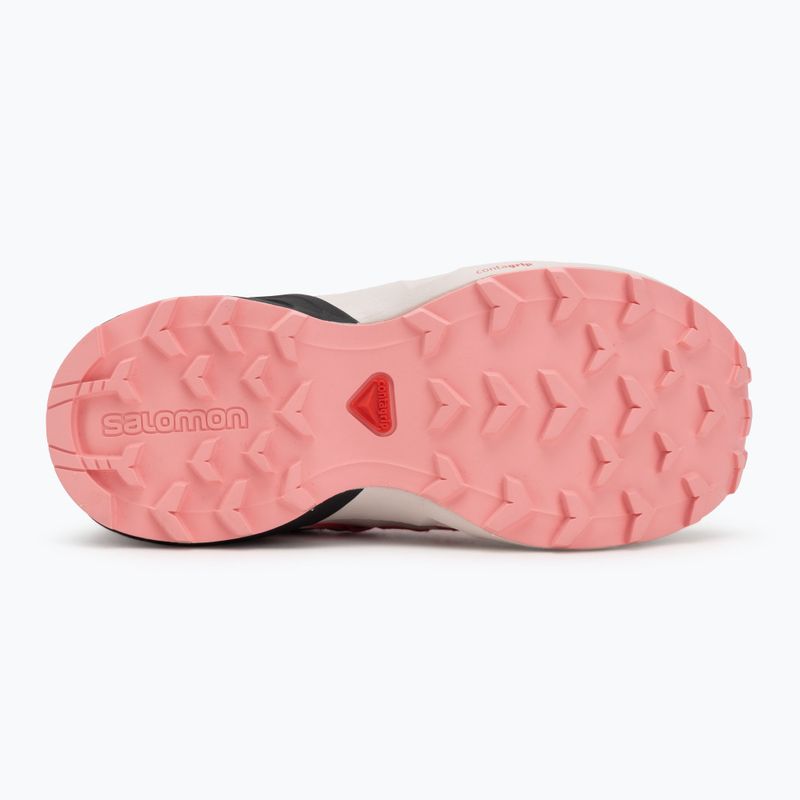 Scarpe da corsa per bambini Salomon Speedcross Waterproof grisaille/hushed violet/rouge red 4