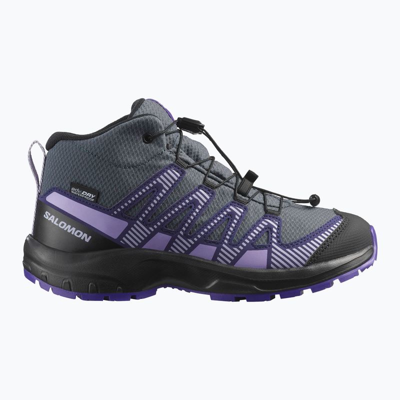Salomon XA Pro V8 MID WP scarpe da trekking per bambini turbolenza / nero / liberty 8