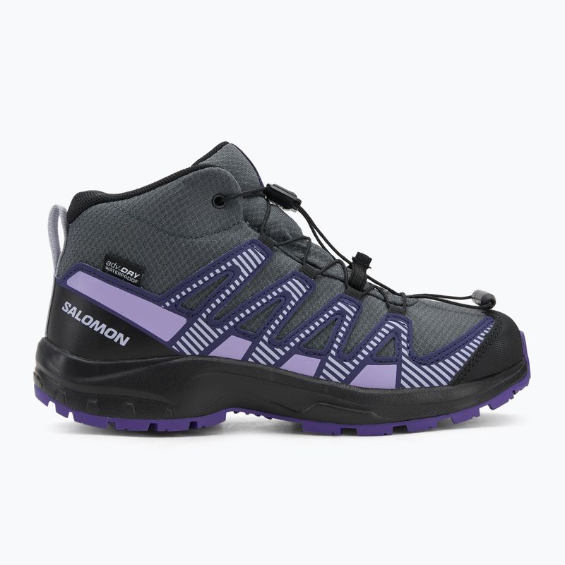 Salomon XA Pro V8 MID WP scarpe da trekking per bambini turbolenza / nero / liberty 2