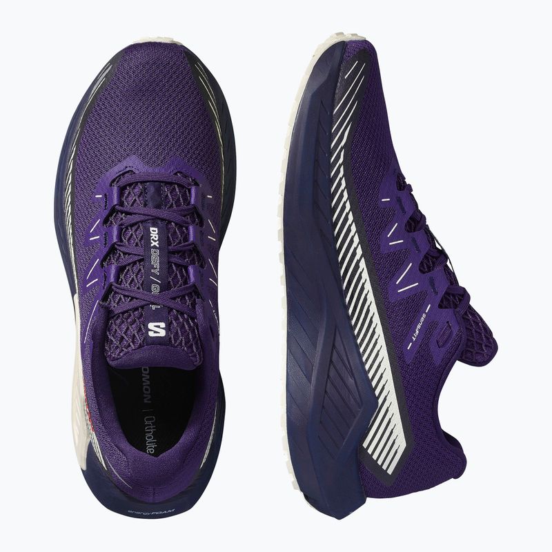 Scarpe da corsa da uomo Salomon DRX Defy Gravel astral aura/maritime blue/vanilla ice 5