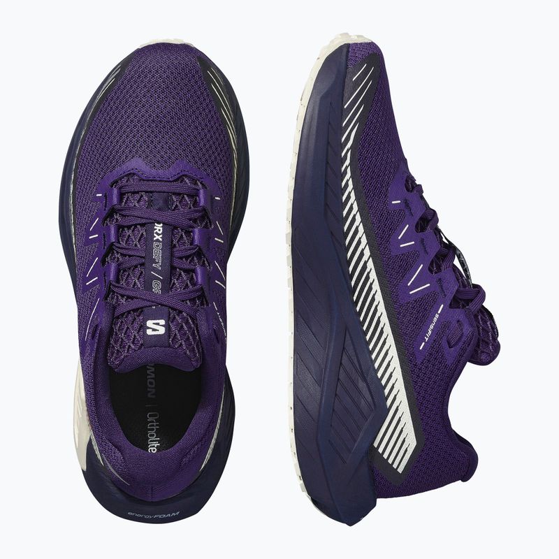 Scarpe da corsa da donna Salomon DRX Defy Gravel astral aura/maritime blue/vanilla ice 12