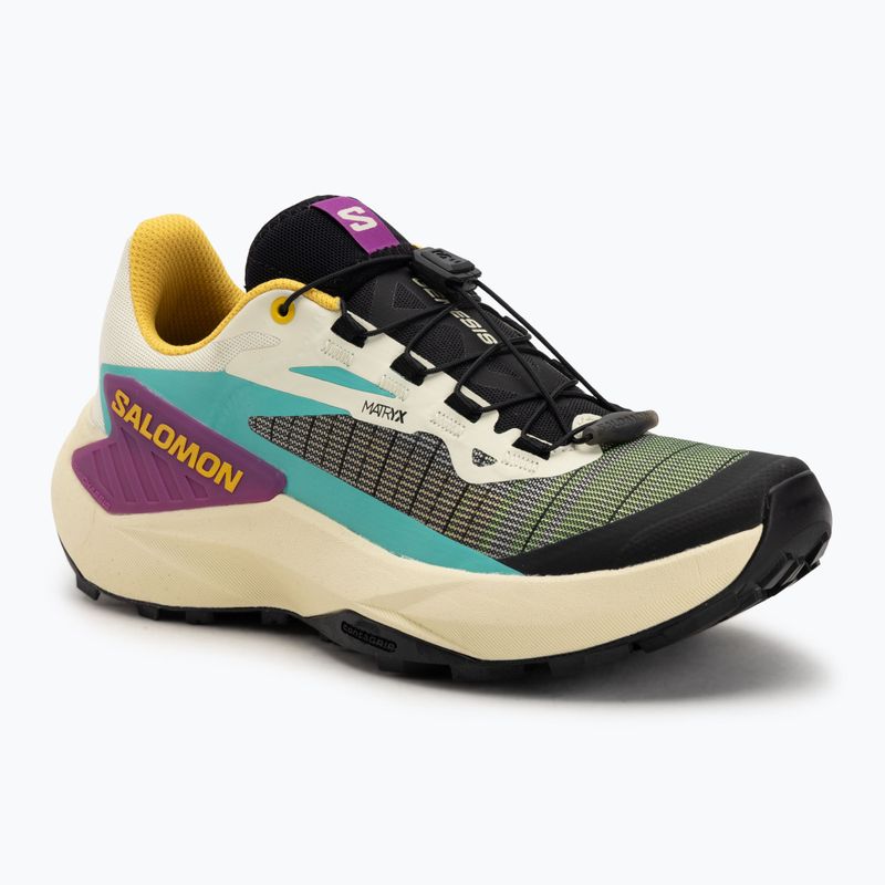 Scarpe da corsa da donna Salomon Genesis giallo trasparente/nero/willowherb