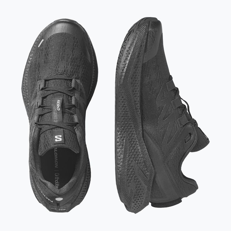 Scarpe da corsa da uomo Salomon Aero Glide 3 nero/nero/ftw silver 13