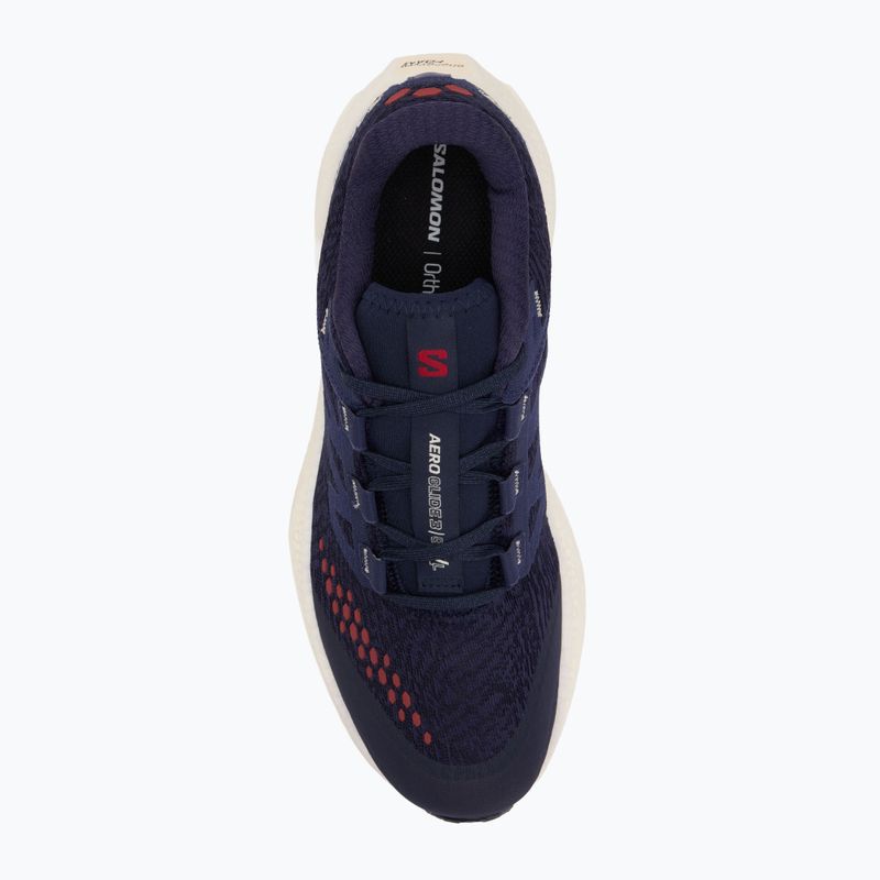 Scarpe da corsa da uomo Salomon Aero Glide 3 Gravel astral aura/vanilla ice/haute red 5