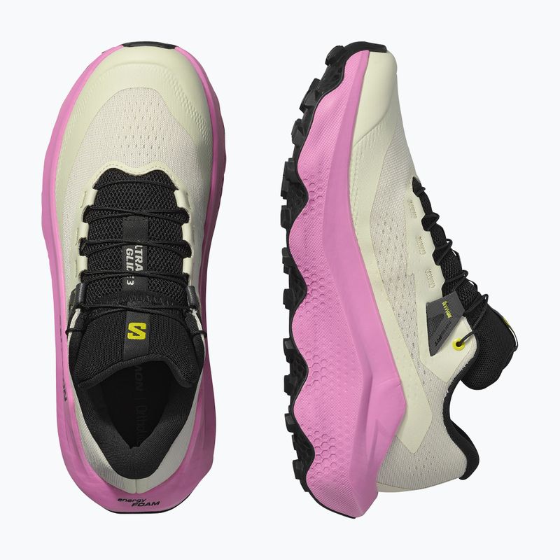 Scarpe da corsa da donna Salomon Ultra Glide 3 almond milk/cyclamen/black 6