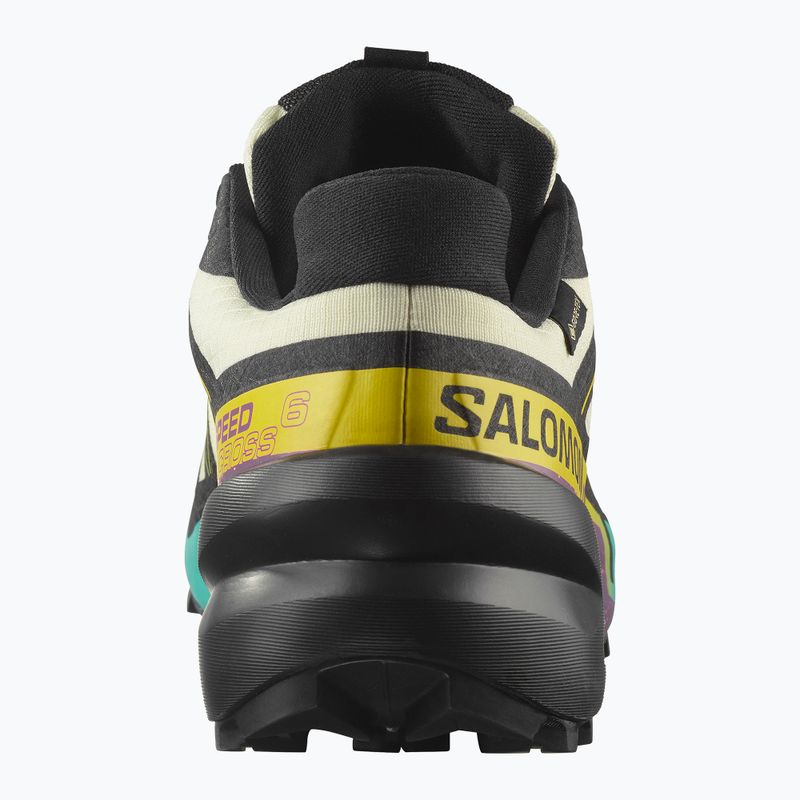 Scarpe da corsa da uomo Salomon Speedcross 6 GTX giallo trasparente/nero/cascata 10
