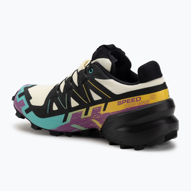 Scarpe da corsa da donna Salomon Speedcross 6 GTX giallo trasparente/nero/cascata 3