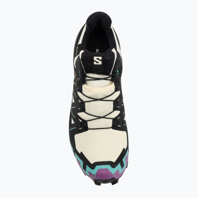 Scarpe da corsa da donna Salomon Speedcross 6 GTX giallo trasparente/nero/cascata 5