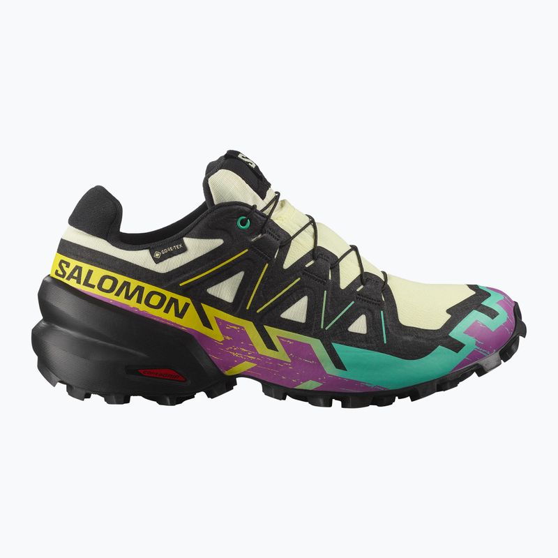 Scarpe da corsa da donna Salomon Speedcross 6 GTX giallo trasparente/nero/cascata 8