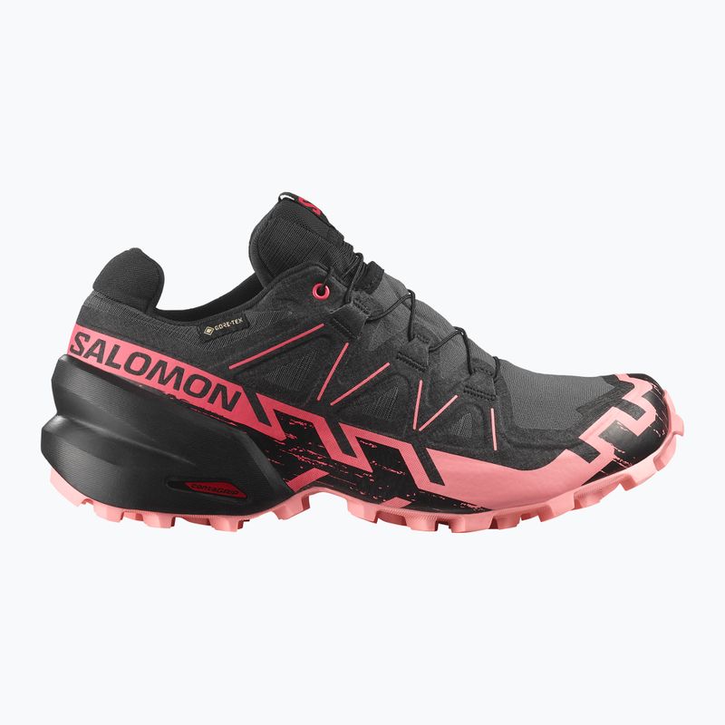 Scarpe da corsa da donna Salomon Speedcross 6 GTX nine iron/nero/rosa flamingo 9