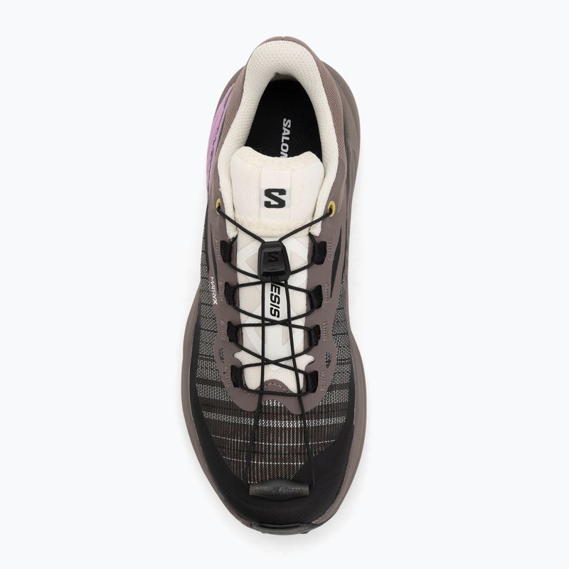 Scarpe da corsa da donna Salomon Genesis Iron/vanilla ice/cyclamen 5