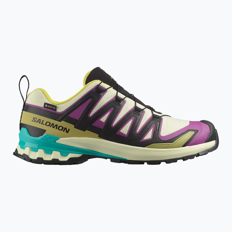Scarpe da corsa da uomo Salomon XA PRO 3D V9 GTX giallo trasparente/nero/cascata 8
