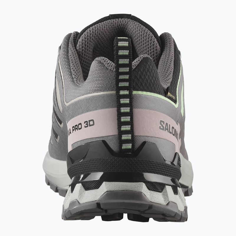 Scarpe da corsa da donna Salomon XA PRO 3D V9 GTX nero/verde patina/viola grigio 10