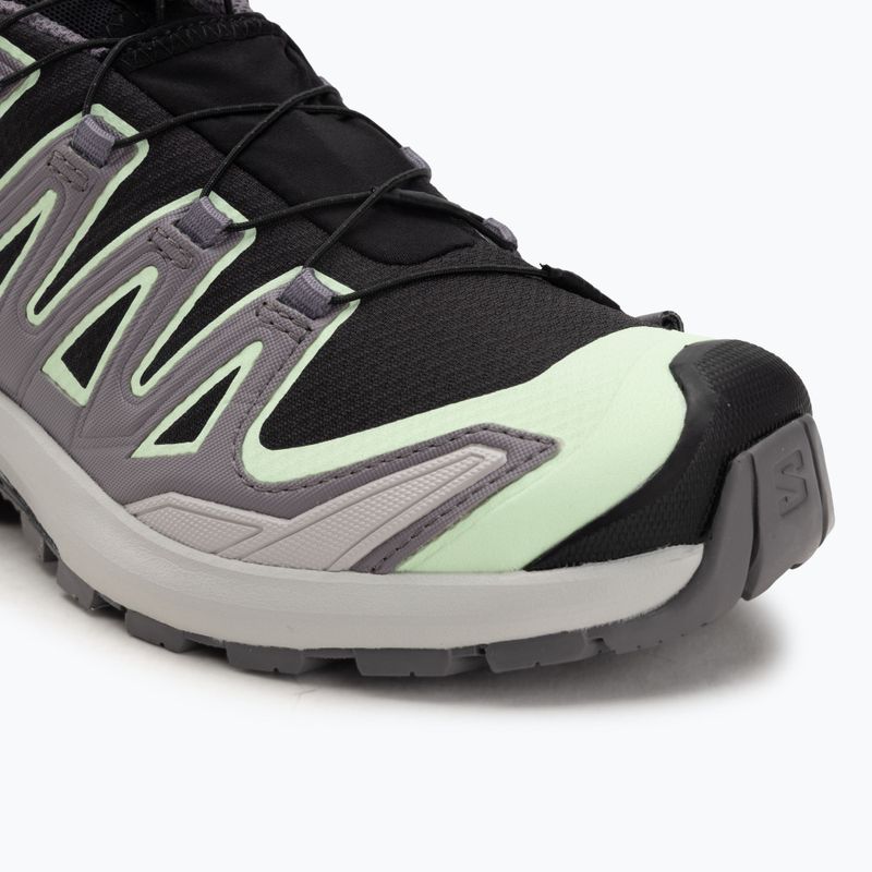 Scarpe da corsa da donna Salomon XA PRO 3D V9 GTX nero/verde patina/viola grigio 7