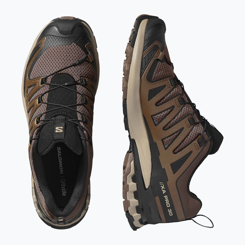 Scarpe da corsa da uomo Salomon XA Pro 3D V9 falcon/desert tan/black 6