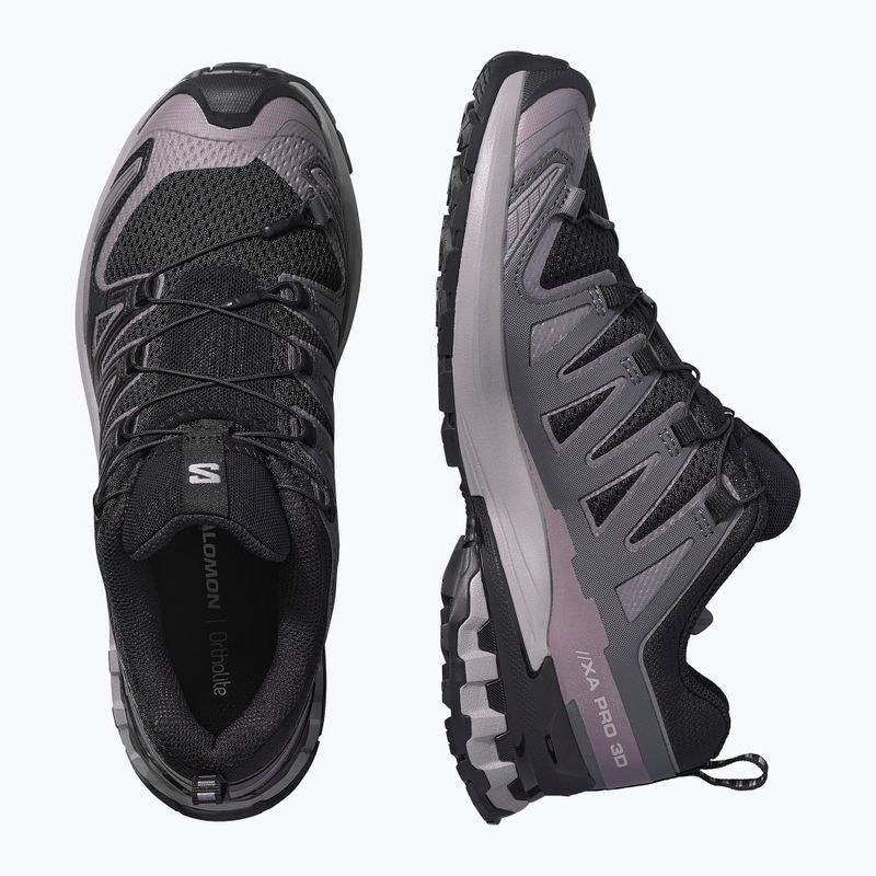 Scarpe da corsa da donna Salomon XA Pro 3D V9 nero/gabbiano/excalibur 6