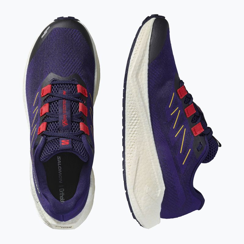 Scarpe da corsa da uomo Salomon Aero Blaze 3 GRVL astral aura/maritime blue/haute red 5
