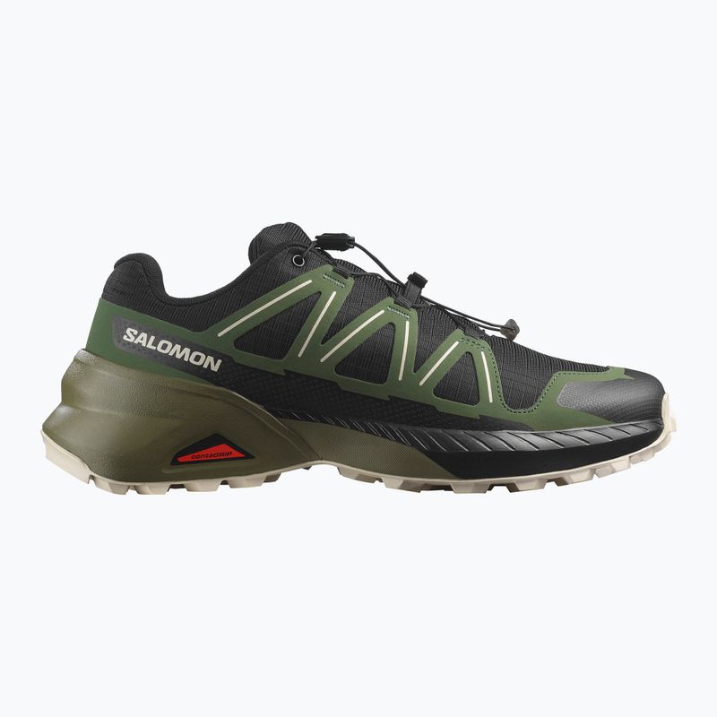 Scarpe da corsa da uomo Salomon Speedcross Peak nero/foresta nera/giorno piovoso 2