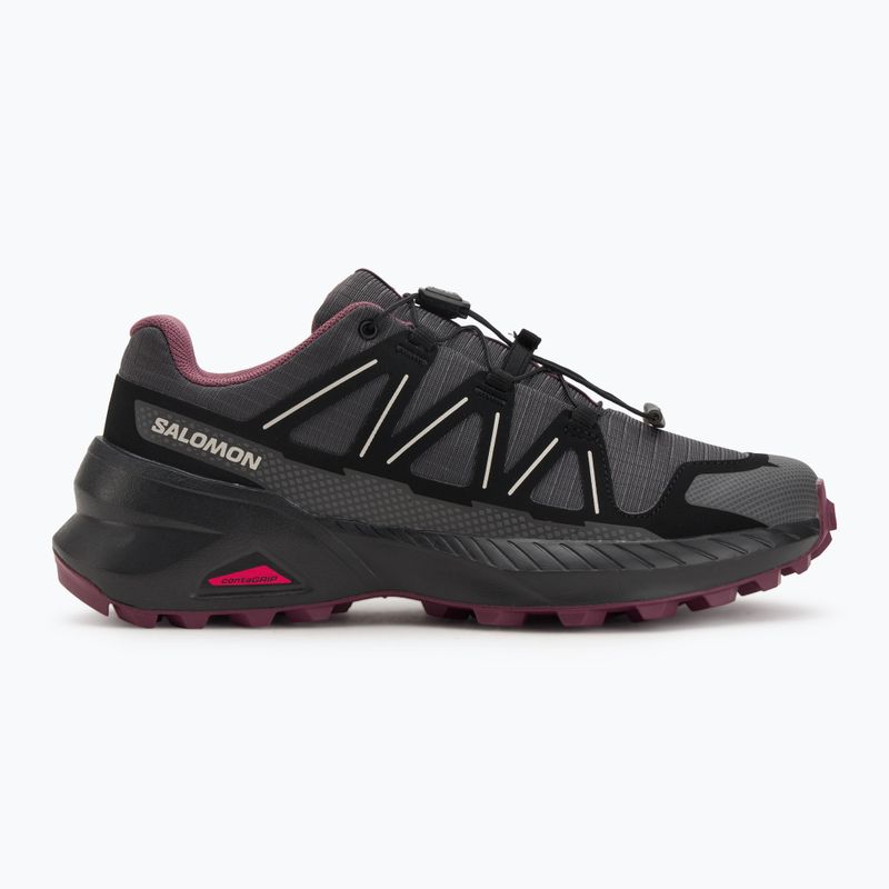 Scarpe da corsa da donna Salomon Speedcross Peak asfalto/nero/notturno 2