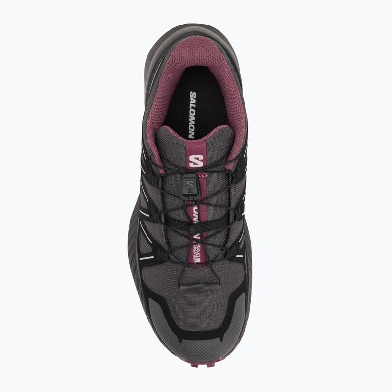 Scarpe da corsa da donna Salomon Speedcross Peak asfalto/nero/notturno 5