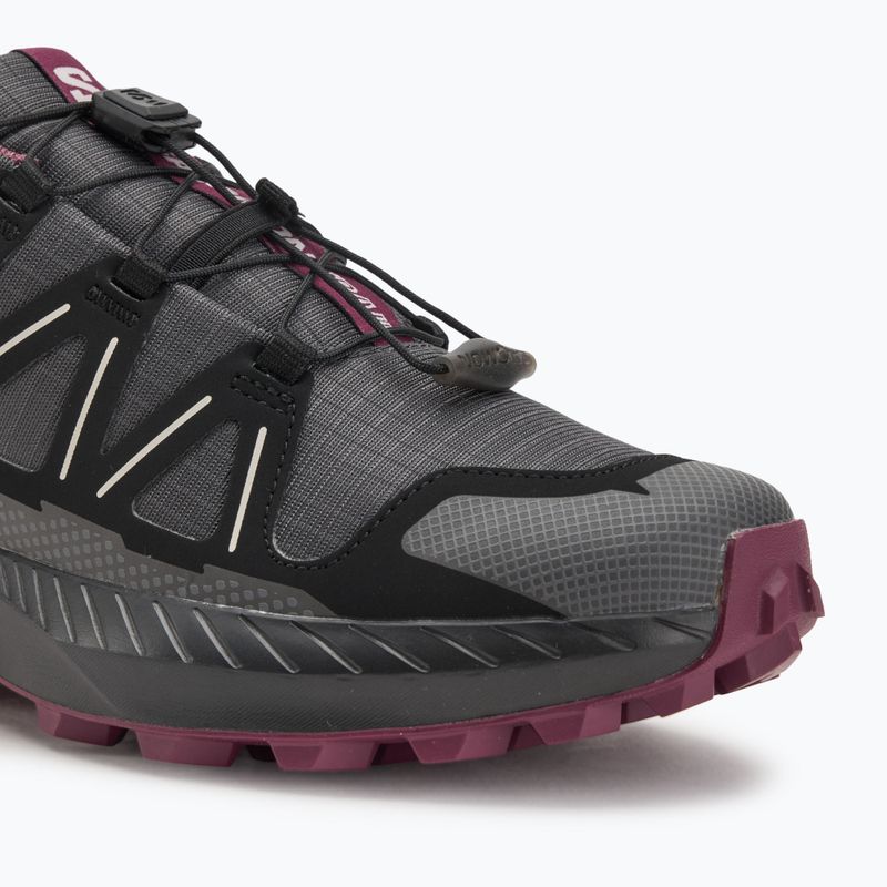 Scarpe da corsa da donna Salomon Speedcross Peak asfalto/nero/notturno 7