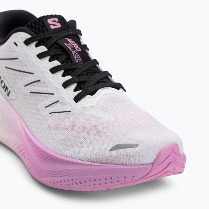 Scarpe da corsa da donna Salomon Aero Blaze 3 bianco/nero/ciclamino 7