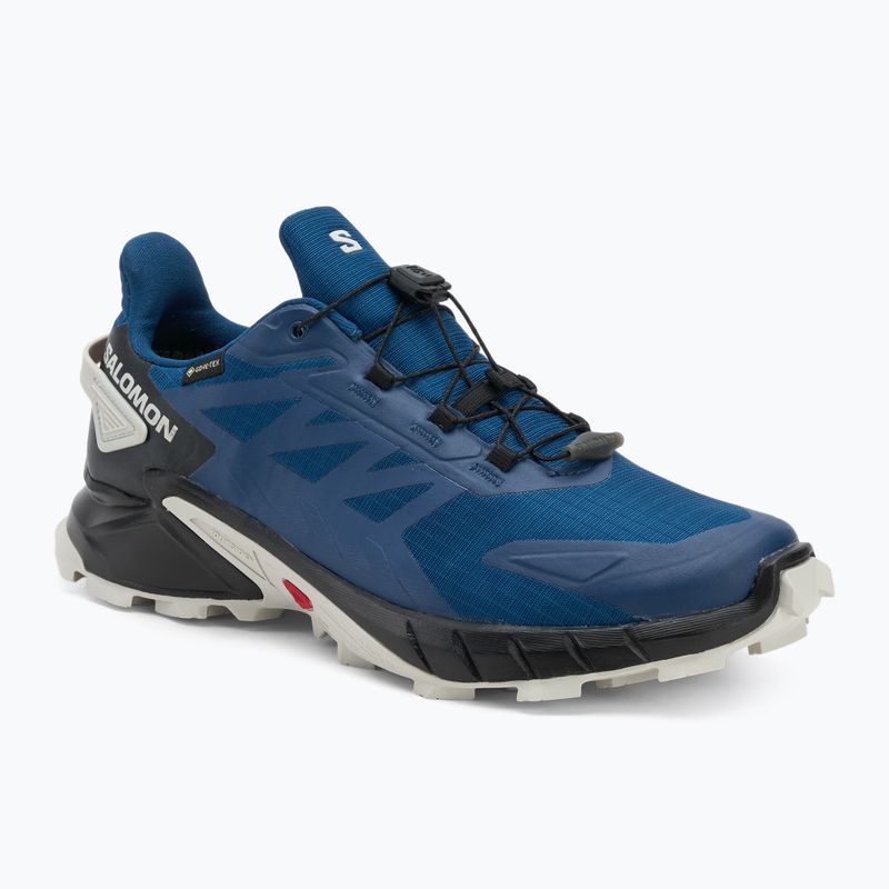 Scarpe da corsa da uomo Salomon Supercross 4 GTX poseidon/black/lunar rock