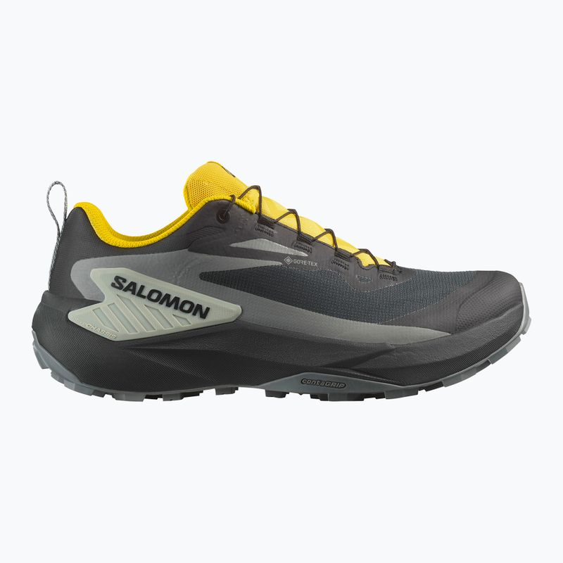 Scarpe da corsa da uomo Salomon Genesis GTX nero/sedona salvia/incaberry 9