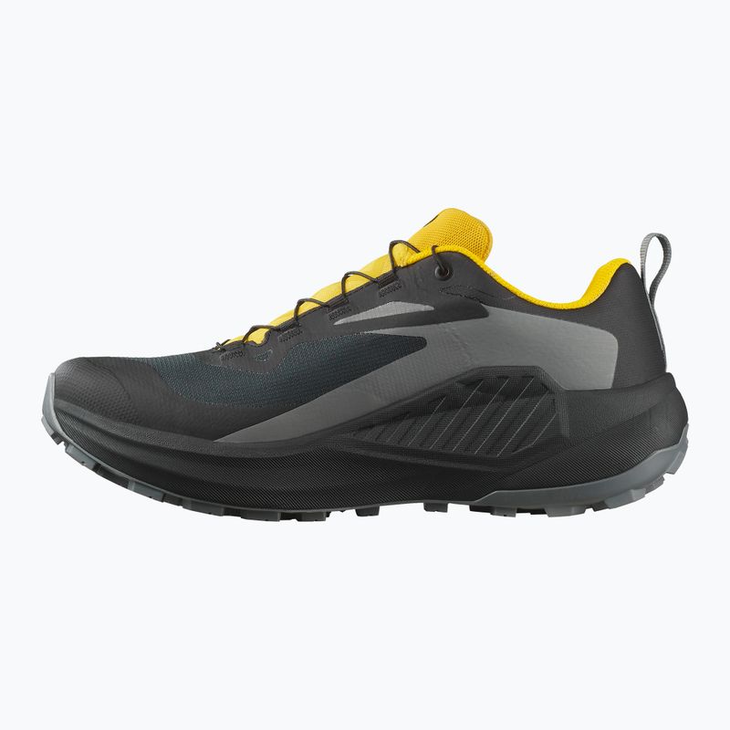 Scarpe da corsa da uomo Salomon Genesis GTX nero/sedona salvia/incaberry 10