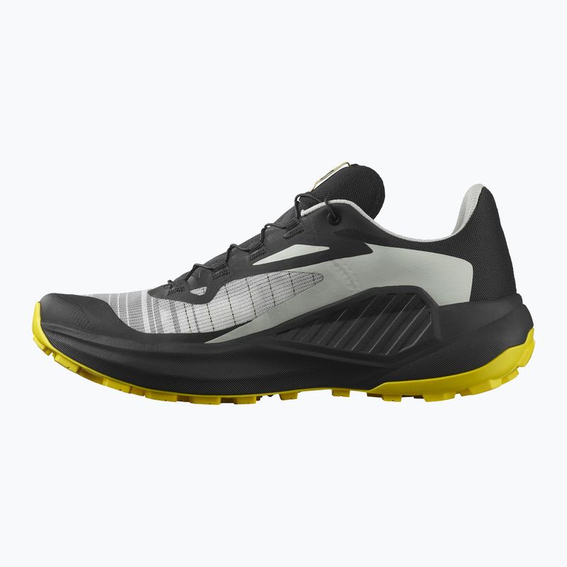 Scarpe da corsa da uomo Salomon Genesis nero/metallo/incaberry 3