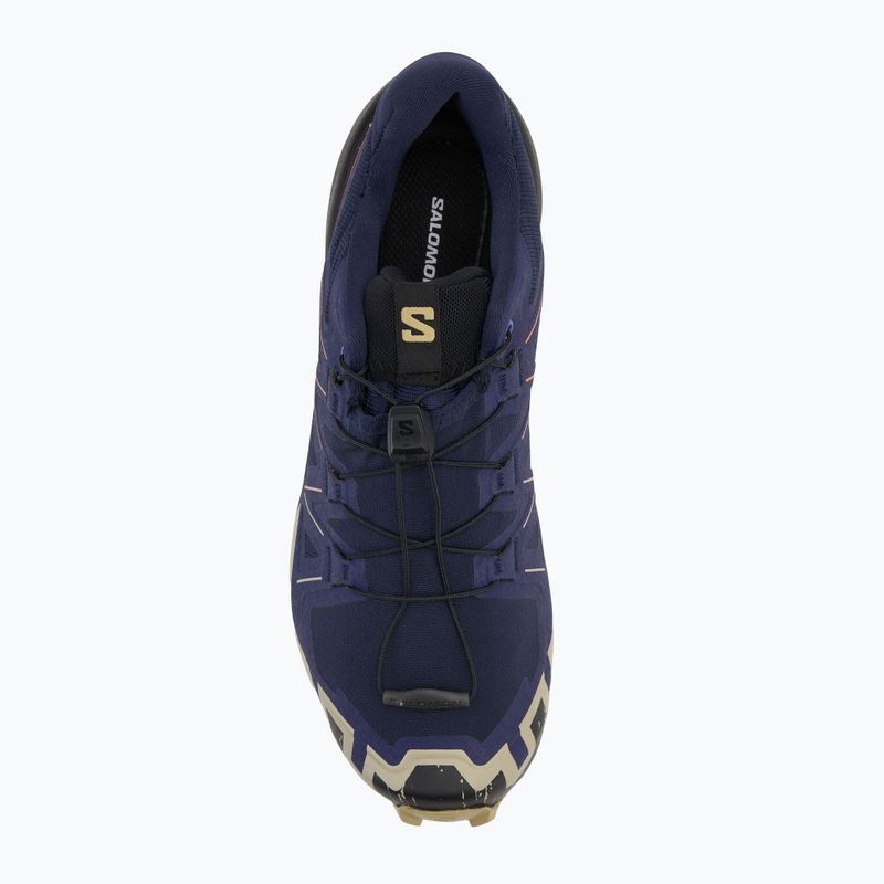 Scarpe da corsa da uomo Salomon Speedcross 6 maritime blue/black/cherry tomato 5