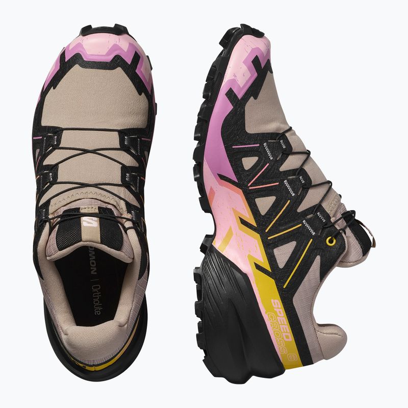 Scarpe da corsa da donna Salomon Speedcross 6 etherea/nero/ciclamino 9