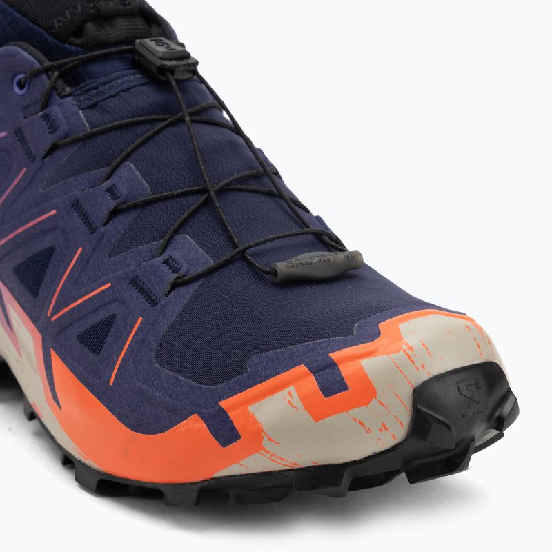 Scarpe da corsa da uomo Salomon Speedcross 6 GTX maritime blue/black/cherry tomato 7