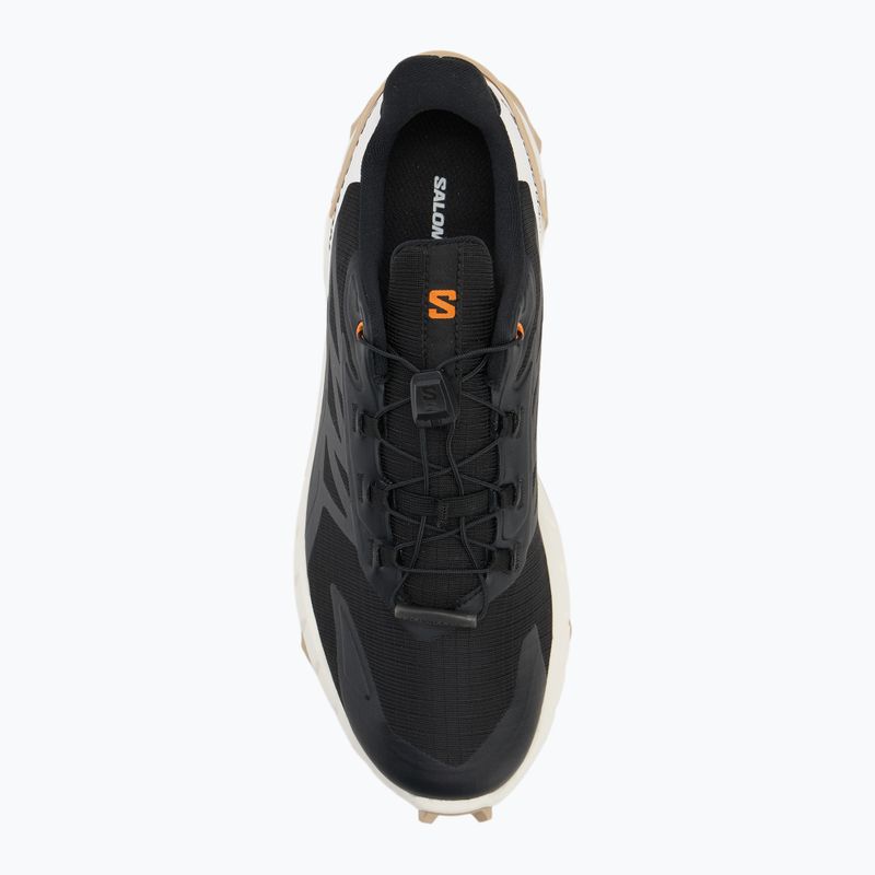Scarpe da corsa da uomo Salomon Supercross 4 nero / vanilla ice / white pepper 5
