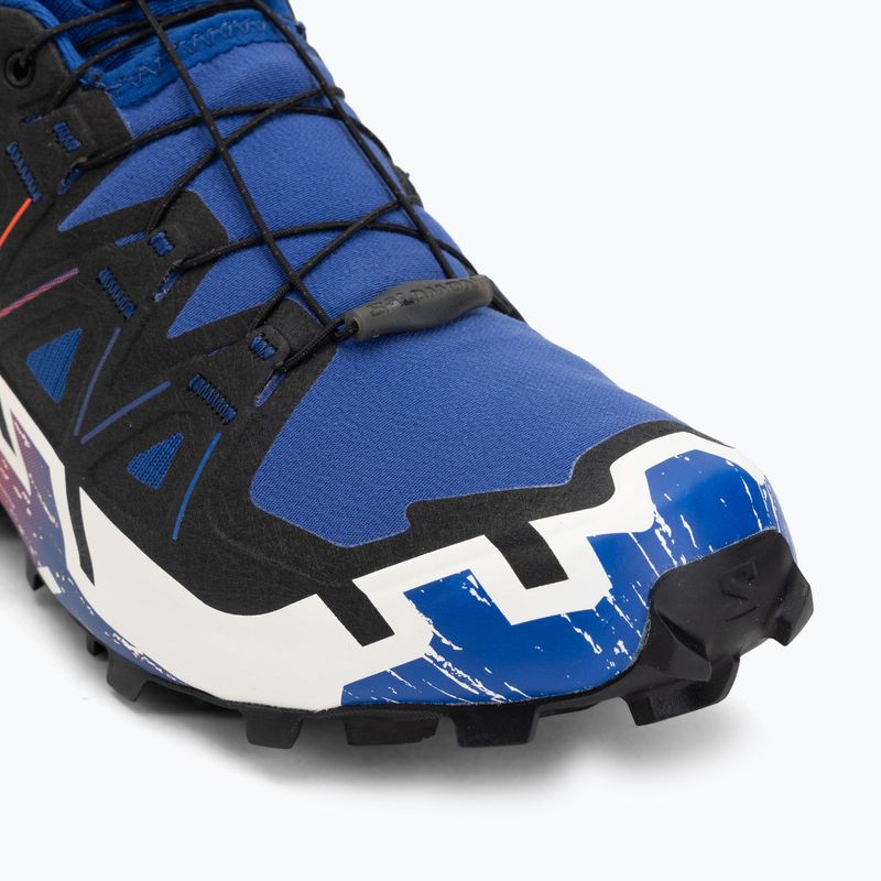 Scarpe da corsa Salomon Speedcross 6 GTX surf the web/fiery red/white 7