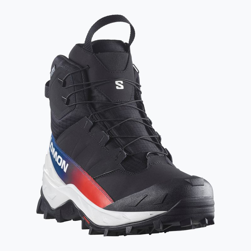 Scarpe da trekking uomo Salomon Crosstrak Powder WP Equipe black/black 2