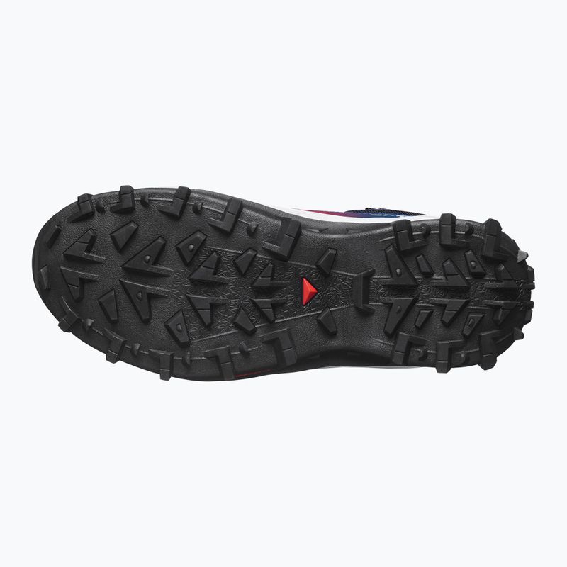 Scarpe da trekking uomo Salomon Crosstrak Powder WP Equipe black/black 4