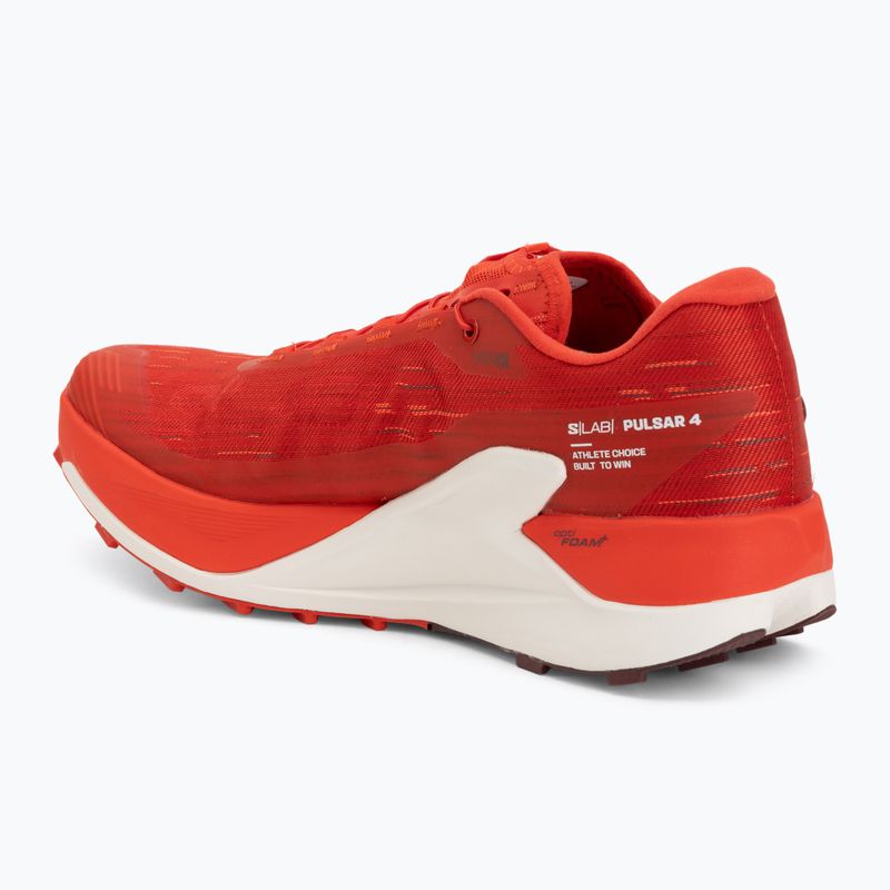Scarpe da corsa Salomon S/Lab Pulsar 4 fiery red/vanilla ice/andorra 3