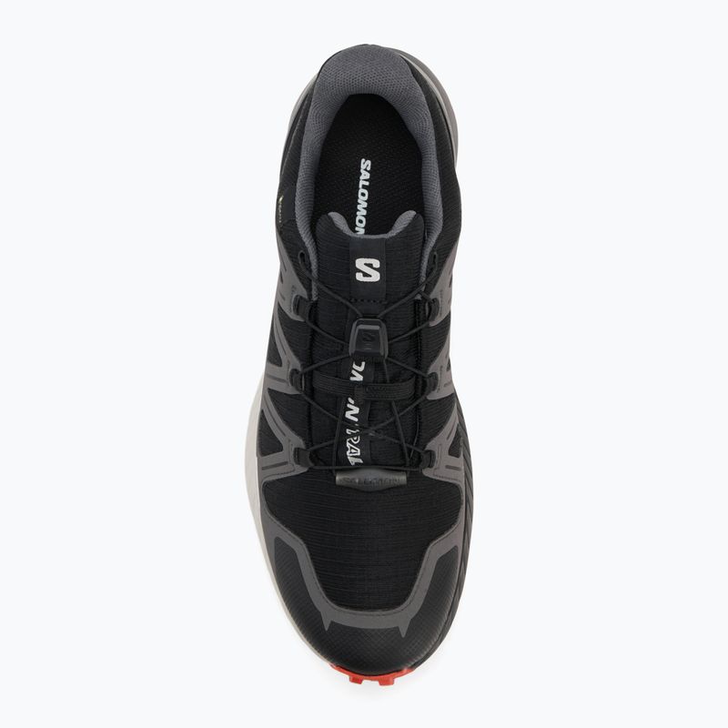 Scarpe da corsa uomo Salomon Speedcross Peak GTX black/castlerock/cherry tomato 5